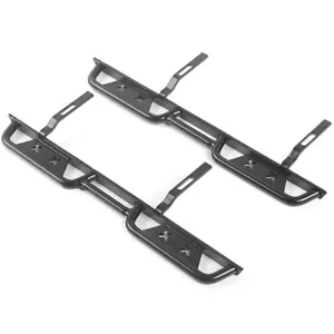 RC4WD VVV-C0644 Rough Stuff Metal Side Sliders Blk : Axial SCX10 II Chevrolet B. - Picture 1 of 5
