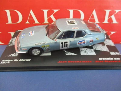 Die cast 1/43 Modellino Auto Citroen SM Rally du Maroc 1971 J. Deschazeaux - Immagine 1 di 4