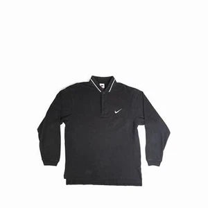 Camisa polo vintage de manga larga Nike Bootleg años 90 - Imagen 1 de 5