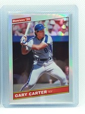 Gary Carter 2020 Donruss Optic Retro 86 - SILVER PRIZM #21 - New York NY Mets