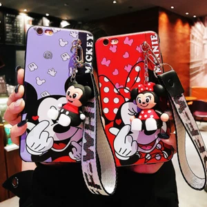 Minnie Mouse Mickey Mouse Soft Add Puppe Handyhülle für iPhone 16 15 13 12 Pro Max - Bild 1 von 14