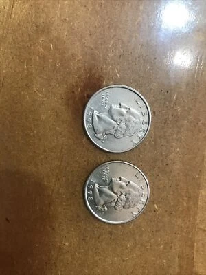 1998 P and D Washington Quarter TWO Coins In Great Shape Offcenter - Image 1 of 2