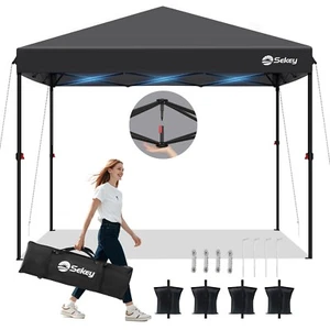 Pavillon Faltpavillon 3x3m Pop Up Partyzelt Gartenzelt Wasserdicht UV-Schutz 50 - Bild 1 von 7