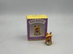 Merry Miniatures Blue-Ribbon Bunny Ornament - Picture 1 of 1