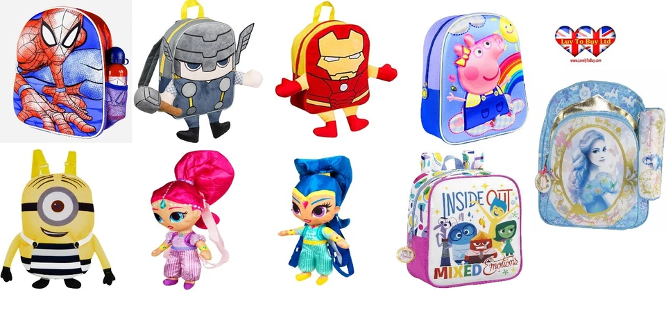 Children's Backpacks,Boys & Girls Backpack,School Bag,Official Licensed - Image 1 of 1