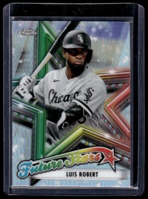 2021 Topps Chrome Future Stars Luis Robert #FS-1 Chicago White Sox - Image 1 of 2