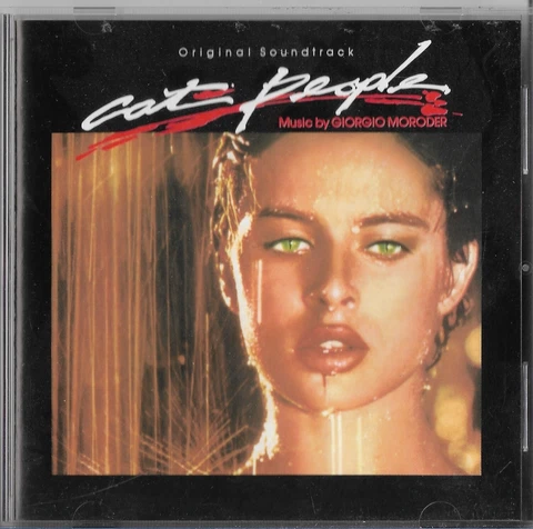 David Bowie & Giorgio Moroder Cat People Original Motion Picture Soundtrack CD Cover