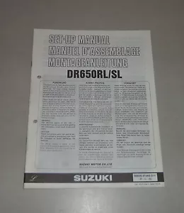Instrucciones de Montaje / Kit Up Manual Suzuki Dr 650 R/S Stand 12/1989 - Imagen 1 de 1