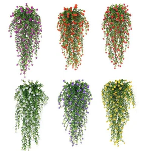 3pcs Artificial Flower Hanging Plants 30" Fake Ivy Vine for Wall Home Decor AU - Picture 1 of 18