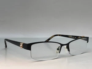 Marco de gafas Bulova PISA negro medio borde 52-17-135 metal tortuga SOLO MARCOS - Imagen 1 de 15