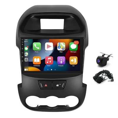 4+64GB FOR FORD RANGER PX 2011-2015 ANDROID 13 CARPLAY RADIO NAVI GPS HEAD UNIT - image 1 of 4
