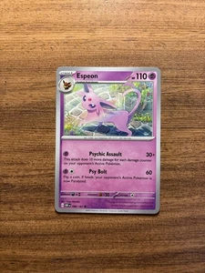 💎Espeon 086/197 Uncommon Obsidian Flames Pokemon Trading Card TCG NM - Foto 1 di 2