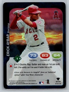 Erick Aybar #80 2011 Topps Attax Los Angeles Angels Foil - Picture 1 of 2