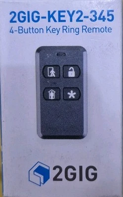 Mando a distancia sin llave 2GIG‐KEY2‐345 2GIG Control de alarma lineal Seguridad en el hogar Fab Foto 1 de 2