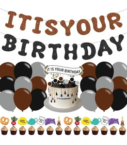 It Is Your Birthday Party Deko inklusive Büro Happy Birthday Banner  - Bild 1 von 7
