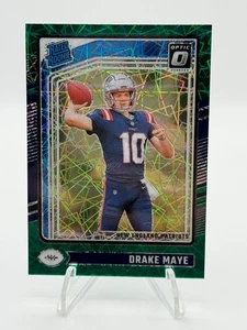 2024 Panini Rated Rookie Drake Maye #229 Green Velocity Prizm (RC) - Picture 1 of 2
