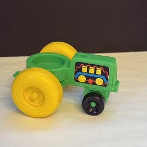VTG 1990 Little People Green Tractor - Picture 1 of 10