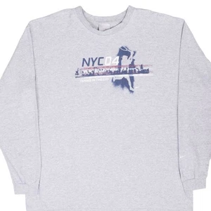 VINTAGE NIKE TENNIS IN THE CITY NYC LONG SLEEVE TEE SHIRT 2004 XL - Picture 1 of 5