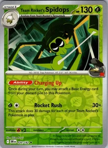 Team Rocket's Spidops 020/182 Rare Reverse Holo SV10: Destined Rivals NM - Picture 1 of 2