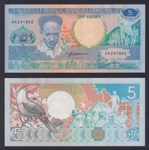 Banconota Suriname 5 gulden 1986 P.-130a FDS-/UNC- - Imagen 1 de 1