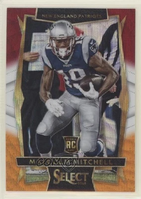 2016 Panini Select Concourse Tri-Color Prizm Malcolm Mitchell #77 Rookie RC - Image 1 of 2