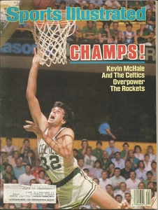 JUNE 1986 SPORTS ILLUSTRATED CELTICS KEVIN MCHALE NEW YORK METS SOX DON BAYLOR - Picture 1 of 1