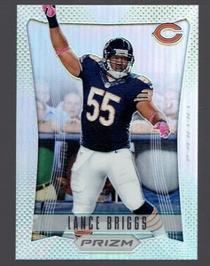 Tarjeta de fútbol americano 2012 Panini Prizm Lance Briggs plateada paralela #33 - Imagen 1 de 2