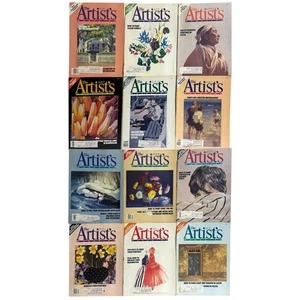 The Artist's Magazine 1988 Full Year Set Jan-Dec Painting Techniques Art Vintage - Picture 1 of 6