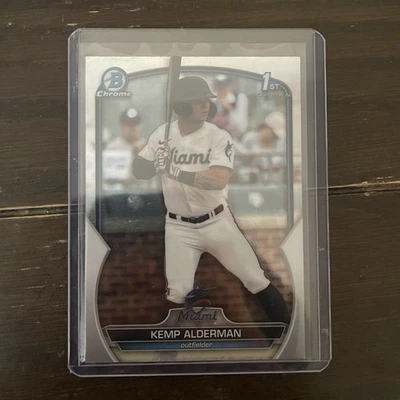 2023 Bowman Draft Chrome Kemp Alderman #BDC-123 Refractor (RC) - Image 1 of 2