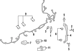Genuine Mazda Sensor Retainer BCPV-67-UC5 - Picture 1 of 1