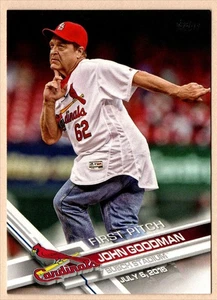 2017 Topps John Goodman First Pitch St. Louis Cardinals FP-6 - Picture 1 of 2