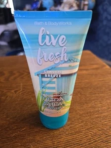 Bath and Body Works Live Fresh Seaside Breeze Ultra Shea Körpercreme 2,5 Oz. - Bild 1 von 3