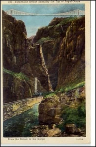 USA Amerika 1956 Suspension Bride Royal Gorge Brücke - Picture 1 of 1