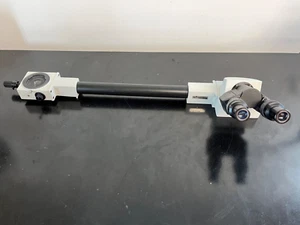 Microscopio de doble cabeza Reichert/Leica brazo de enseñanza con cabeza binocular - Imagen 1 de 16