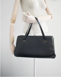 60er Jahre Margolin Globetrotter Premium Rindsleder Reise-/Flugtasche schwarz  - Bild 1 von 20