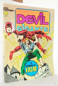 DEVIL GIGANTE - N. 8 - NOVEMBRE 1977 - IL RITORNO DI KAZAR - (Editoriale Corno) - Picture 1 of 3