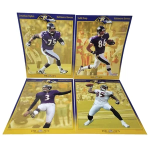 Baltimore Ravens Sun 2006 10x13 Photo Todd Heap Stover Ogden Mason Lot of 4 - Picture 1 of 8