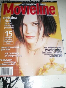 2001 MOVIELINE Magazine CHRISTINA RICCI Summer Preview HESTON Queenan Haskell - Picture 1 of 1
