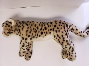 Leopard 22" Plush Laying Realistic Stuffed Animal FAQ - Picture 1 of 12