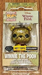 Funko Pocket Pop Keychain Winnie the Pooh In Honey Pot Diamond Disney Hot Topic - Picture 1 of 5
