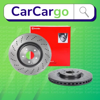 Brembo Vented Front Brake Discs Mercedes CLS CLS 350 d 4-matic 2015-2017 344 mm - Image 1 of 4