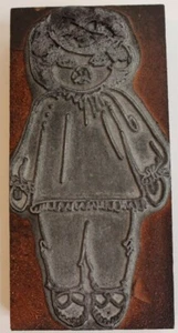 Unusual Printers Block Stamp Little Girl in a pajamas set - Bild 1 von 2
