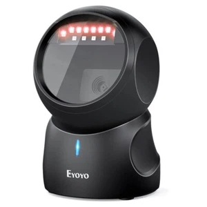 Eyoyo Omnidirectional 2D QR Code USB Desktop Barcode Scanner for POS Library PC - Bild 1 von 11