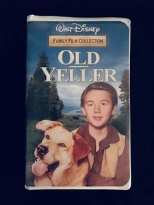 Old Yeller VHS Disney Clamshell Tommy Kirk Fess Parker Dorothy McGuire G - Picture 1 of 3
