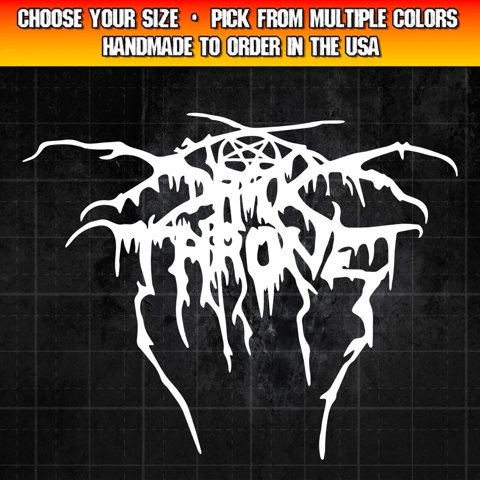 Darkthrone Decal for Cars, Trucks, Laptops, Black Metal Decal Sticker - Image 1 of 1