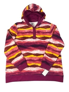 Lands End Serious Sweats Hoodie Women Sz 18 XL/P Athleisure Soft Stretch NWT - Picture 1 of 9
