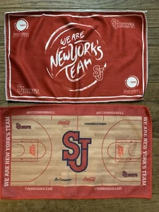 ST JOHNS RED STORM 2 RALLY TOWELS SGA QUEENS WE ARE NY BASKETBALL SJU COURT - Picture 1 of 4