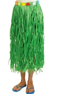 Hawaiian Hula Skirt Green - 31 inches - Picture 1 of 4