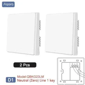 Wall Smart Switch D1 ZigBee Wireless Switch Key Light Remote Control Fire Wire - Picture 1 of 41
