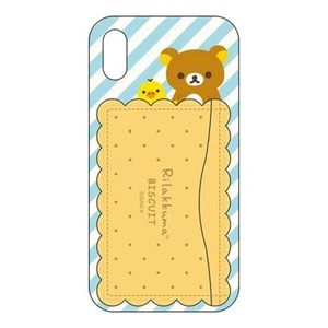 PGA iPhone X Case Hard Case Stand Pocket Rilakkuma Biscuit YY02008 Japan - Picture 1 of 2